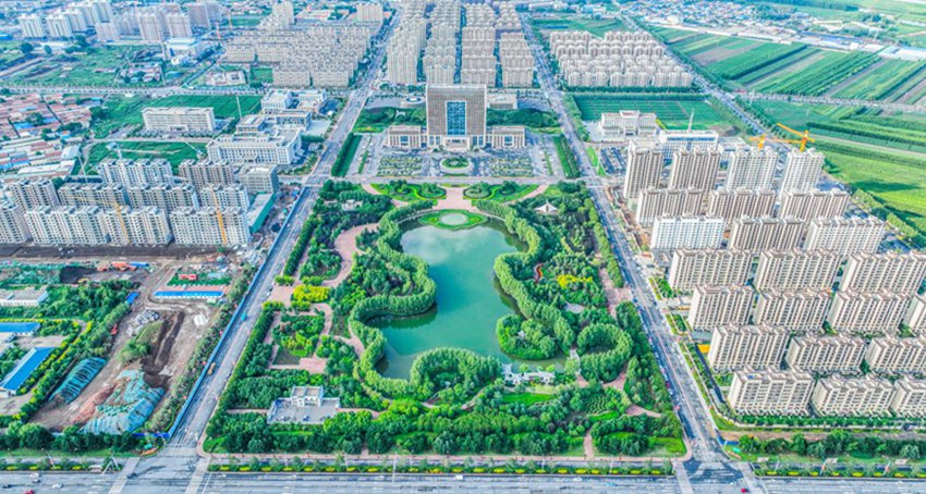 德惠市航拍。（德惠市委宣传部供图）